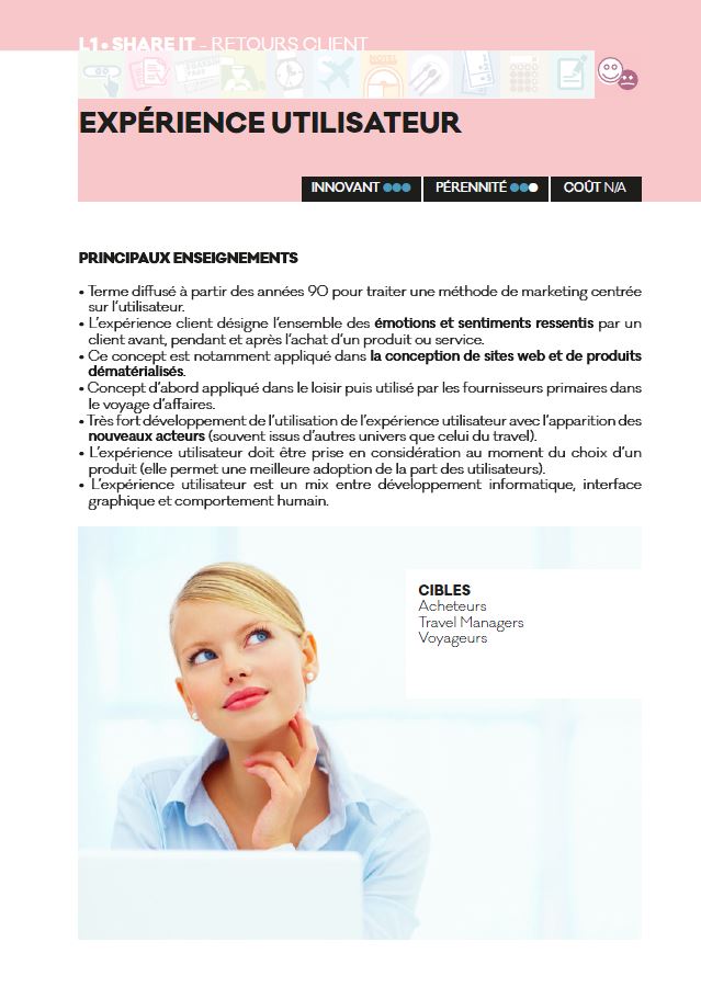 Experience utilisateur - Livre blanc 2016 - AFTM