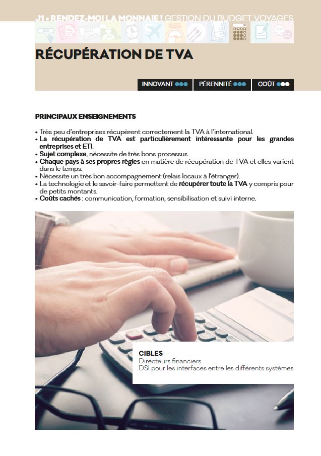recupération de tva - Livre blanc 2016 - AFTM