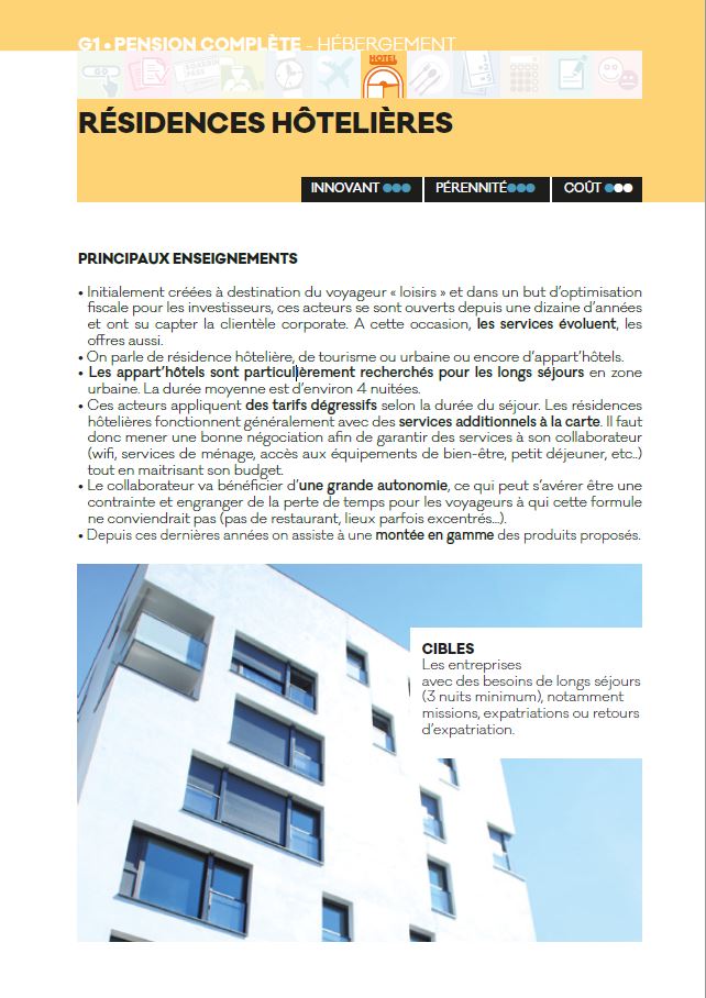 residences hotelieres - Livre blanc 2016 - AFTM